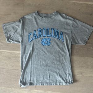 Gray UNC Carolina Short Sleeve Tee